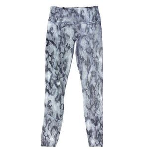 Varley patterned black/gray/white high waist soft lightweight leggings small